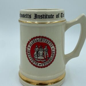 Vintage MIT Massachusetts Institute Of Technology Graduation Beer Stien Mug HH01